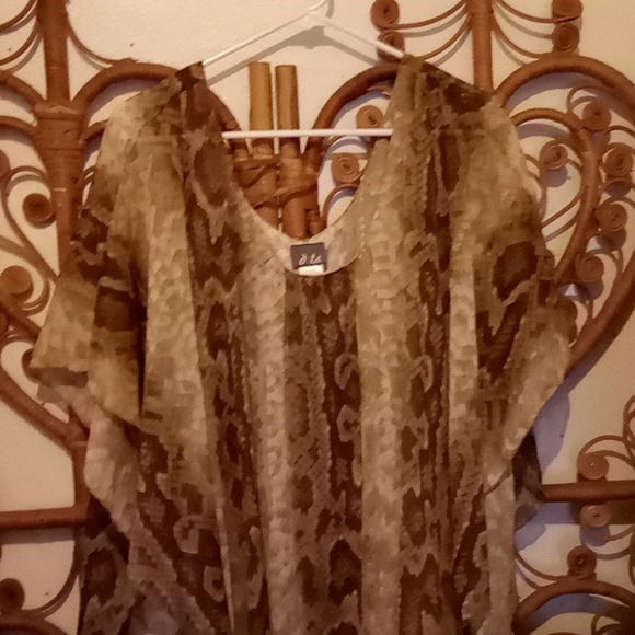 Euc Snakeskin print dress - Picture 2 of 3